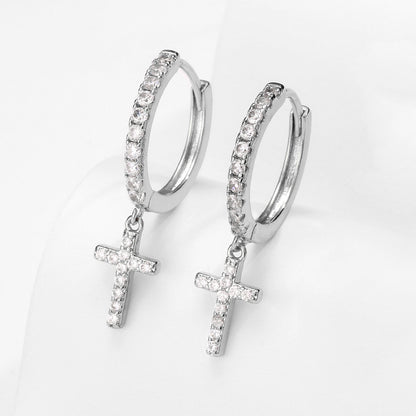 RAKOL designer creative small round hoop earrings for women, European and American fashionable simple geometric earrings, in stock wholesale