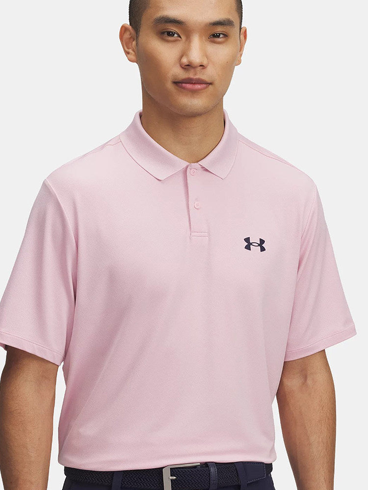 Under Armour UA Spring Summer 2025 Men's Recreational Sports Golf Lapel Short Sleeve POLO Shirt 1377374-647
