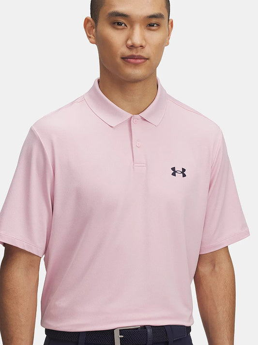 Under Armour UA Spring Summer 2025 Men's Recreational Sports Golf Lapel Short Sleeve POLO Shirt 1377374-647