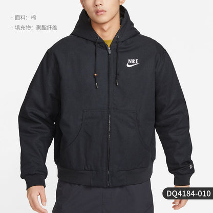 Nike official genuine men's casual warm sports hooded jacket of the season DQ4184-010