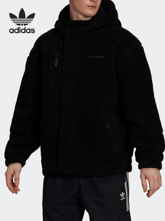 Adidas Official Clover Men's Polar Fleece Thermal Jacket HN0388