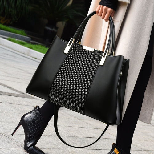 Bolsa de mão feminina Novo modelo fashion Grande capacidade Bolsa elegante para o dia a dia Bolsa minimalista sofisticada Bolsa tote
