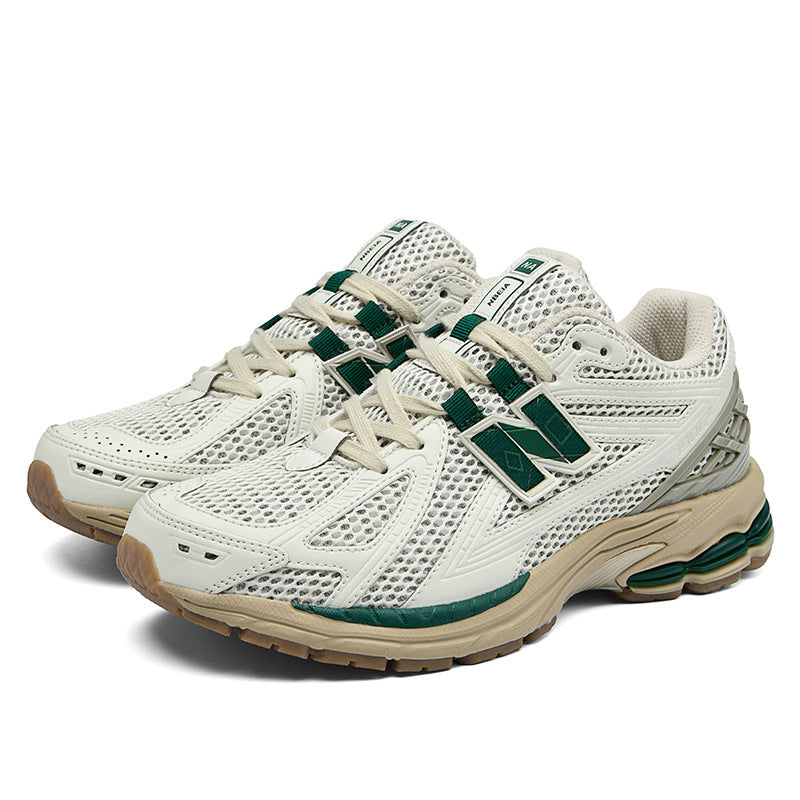 Putian 1906RN Word Shoes primavera e outono New Balance Cool Running Daddy Shoes Sapatos Masculinos Casal Leve e Versátil Respirável Running Shoes