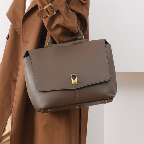 Bolsa de mão elegante fashion para o dia a dia Bolsa minimalista versátil couro sintético premium Bolsa Internacional Grande capacidade Bolsa tote