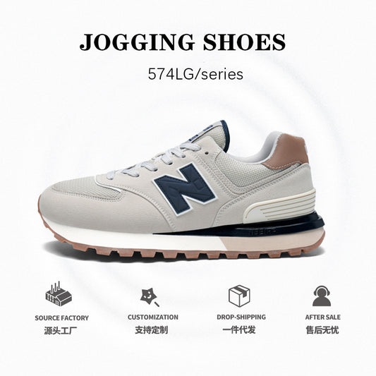 Tênis personalizados de fábrica primavera e outono New Balance Cool Run Height Aumentar Classic 574 Casal Casual Shoes Factory Direct Sales.