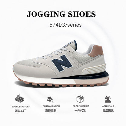 Tênis personalizados de fábrica primavera e outono New Balance Cool Run Height Aumentar Classic 574 Casal Casual Shoes Factory Direct Sales.