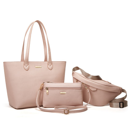 Amazon hot bag women's 2024 new European and American fashion cross-pattern tote bag women's bun mother and child bag wholesale