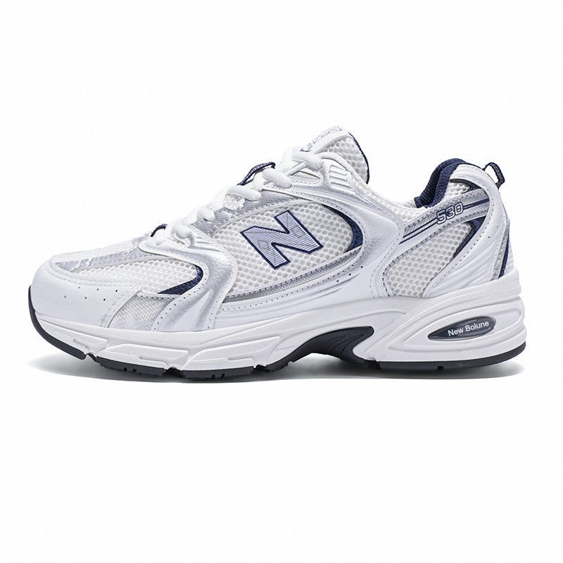 Primavera e outono New Balance Cool Run Outdoor Leisure 530 Ténis Casal Moda Versátil Running Shoes Altura Trend Shoes