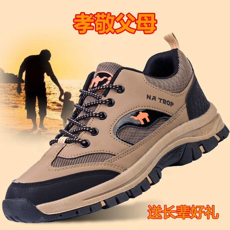 Autumn and winter men's shoes, outdoor hiking and hiking shoes, work labor protection shoes, fashion casual running sneakers, cross-border wholesale