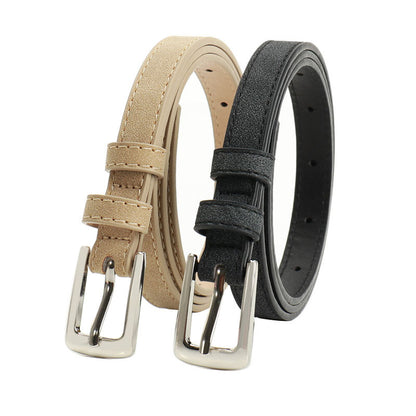 Summer Ou Ruofeng new fashion simple women's thin belt decoration jeans dress high-end belt women