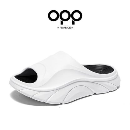 OPP sandals men's summer wear coconut slippers thick-soled feeling sports non-slip men's beach sandals