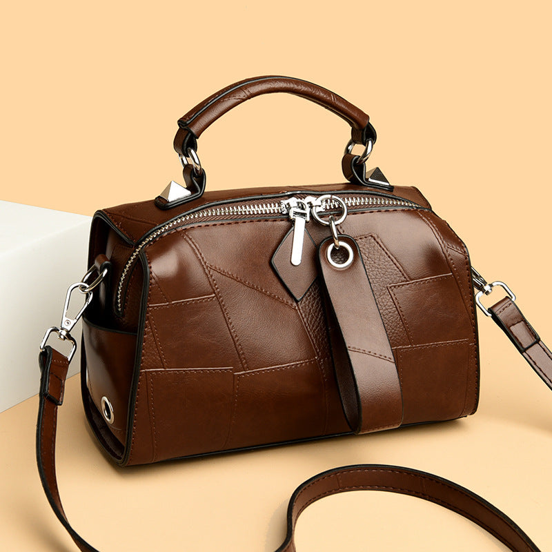 Bolsa transversal fashion couro macio Bolsa almofada elegante Grande capacidade Bolsa de mão Novo modelo versátil para o dia a dia Bolsa transversal atacado