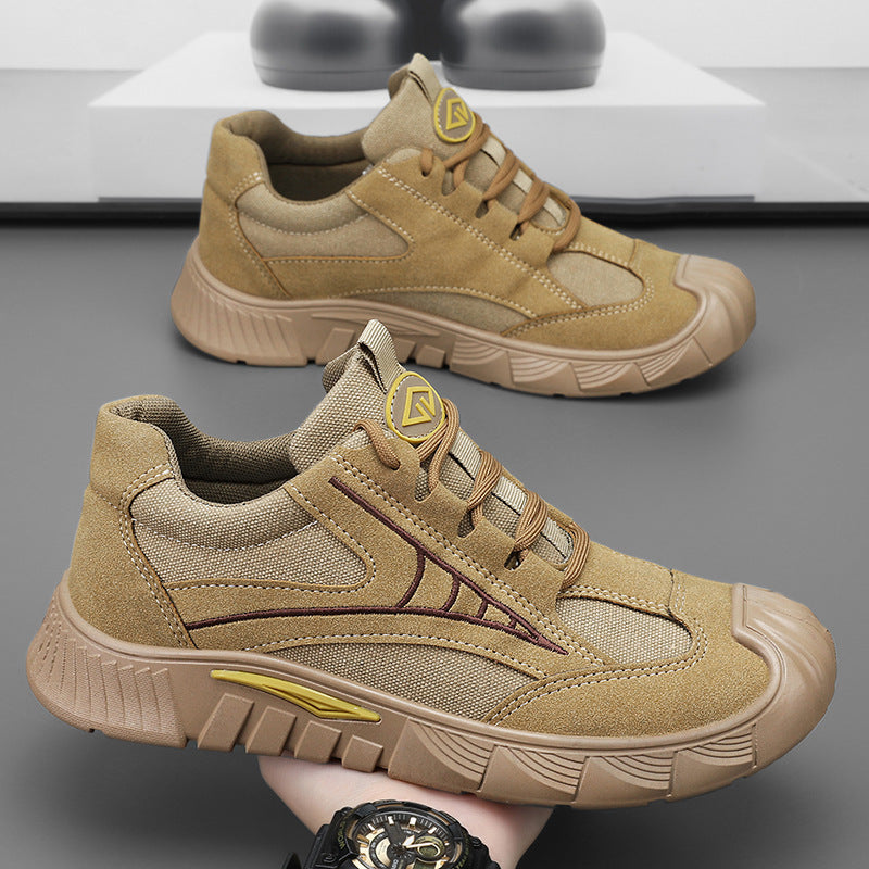 2026 Summer New Men's Labor Protection Shoes, Wear-Resistant Men's Daily Casual Shoes, Construction Site Work, Non-slip, Wear-Resistant Men's Shoes
