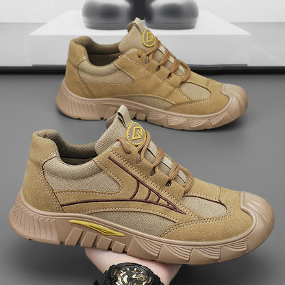 2026 Summer New Men's Labor Protection Shoes, Wear-Resistant Men's Daily Casual Shoes, Construction Site Work, Non-slip, Wear-Resistant Men's Shoes