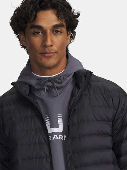 UA Under Armour Winter Men's Water Repellent Lightweight Casual Sports Short Black Down Jacket 6007130-001