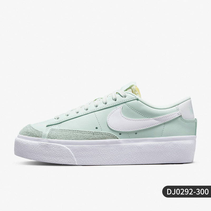 Nike official genuine BLAZER LOW PLATFORM women's sports shoes DJ0292-108