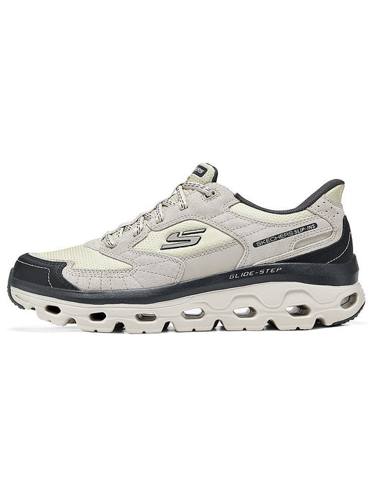 Skechers flash shoes, men's outdoor shoes, platform abrasion resistant casual sneakers, cushioned hiking shoes 237814 OFWT