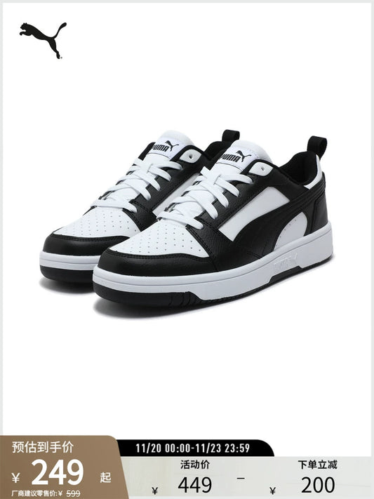 Casual board shoes Rebound men's and women's retro trend color-blocking sneakers 392328 Puma puma official outlet