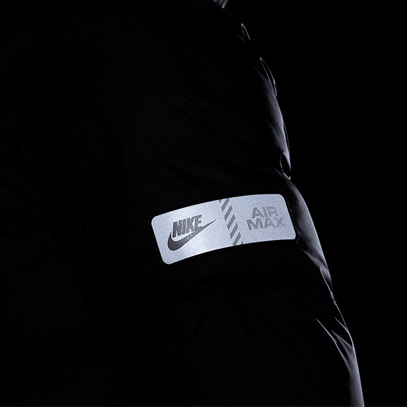 NIKE Storm-FIT Men's Hooded Athleisure Short Thermal Jacket Cotton Jacket HF6603-010