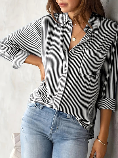 amazon foreign trade european and american women's clothing wishaliexpress ebay top loose casual long-sleeved shirt women