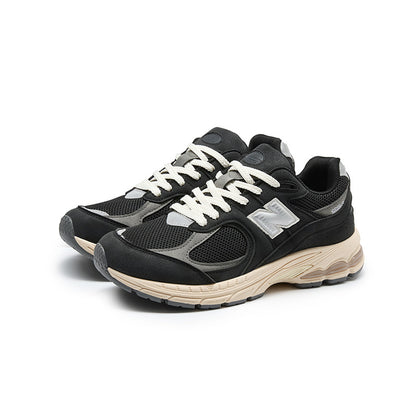 Primavera e outono New Balance Cool Run Classic 2002R Ténis Casuais Casal Versátil Malha Respirável Ténis Casuais