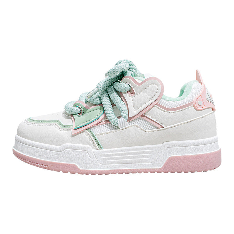 Pull-back solid color platform soles look tall and slim, women's board shoes are simple and versatile, one-foot pedals, casual shoes, pick up leaky clearance shoes