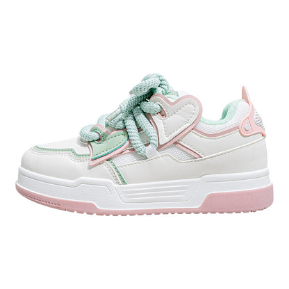 Pull-back solid color platform soles look tall and slim, women's board shoes are simple and versatile, one-foot pedals, casual shoes, pick up leaky clearance shoes