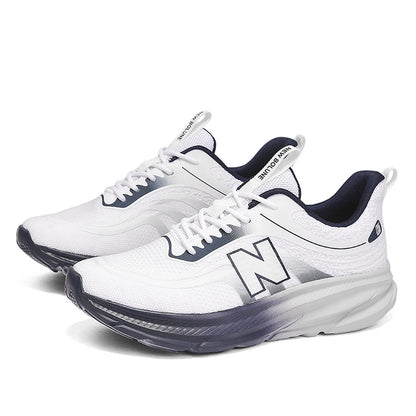 Tênis unissex, sapatos casuais de malha mosca, alta elasticidade, tênis de corrida de sola macia, sapatos de estudante leves, respiráveis e versáteis