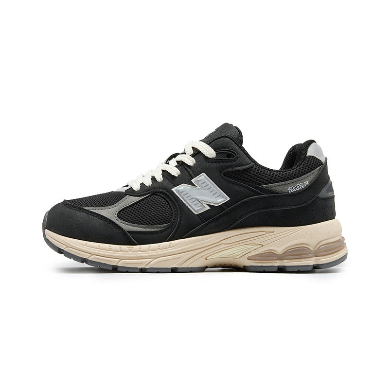 Primavera e outono New Balance Cool Run Classic 2002R Ténis Casuais Casal Versátil Malha Respirável Ténis Casuais