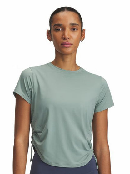 Under Armour women's T-shirt spring and summer Launch Elite upset series running sports short sleeve 1389565-348