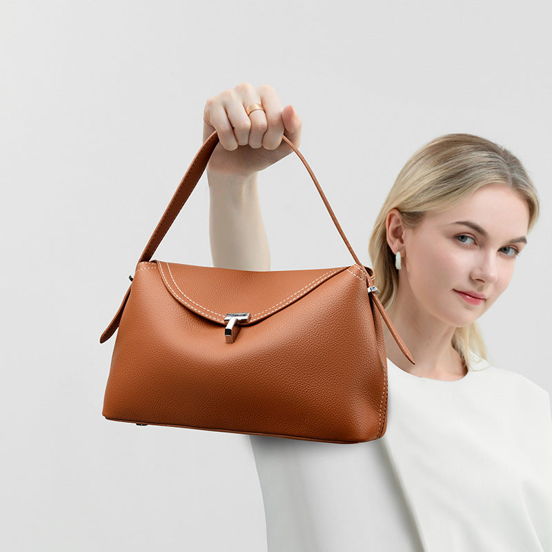 Internacional Bolsa de mão exclusiva fashion Bolsa vintage minimalista Bolsa almofada elegante Grande capacidade para o dia a dia Bolsa transversal feminina
