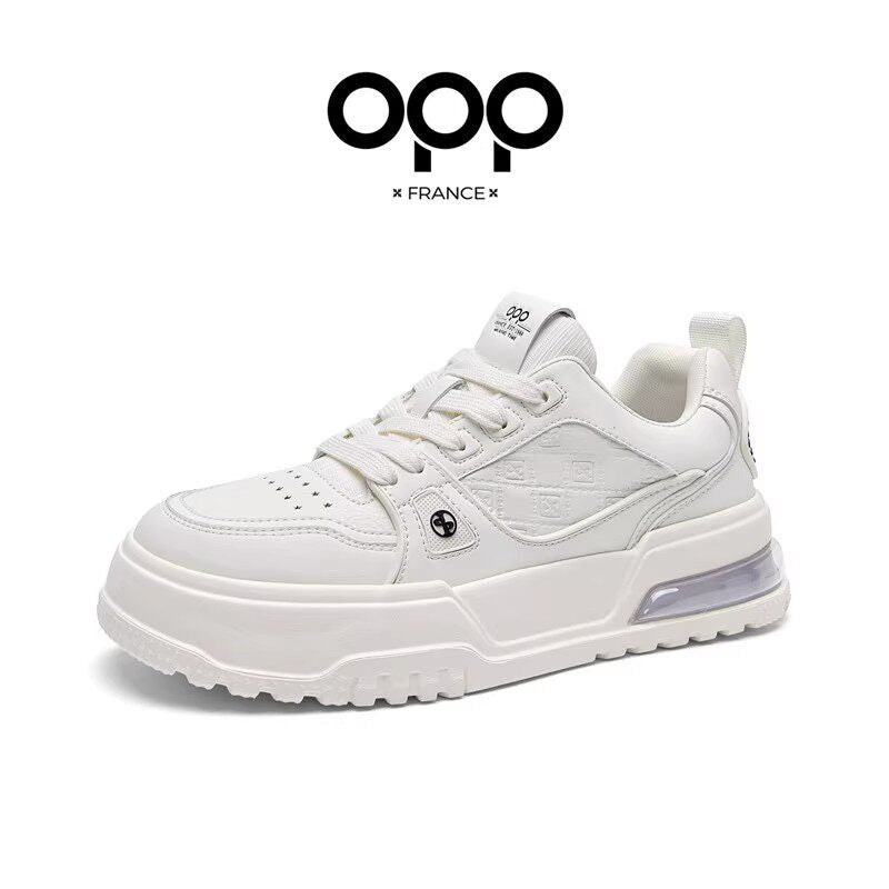 OPP Men's White Shoes Men's Spring 2026 New Casual Shoes Men's White Sneakers Men's Heightening Shoes