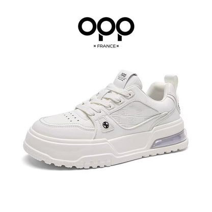 OPP Men's White Shoes Men's Spring 2026 New Casual Shoes Men's White Sneakers Men's Heightening Shoes