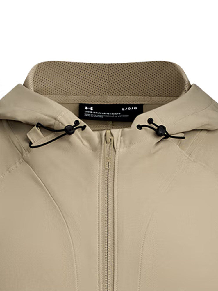 UA Under Armour Spring Summer 2025 Men's Unstoppable Simple Casual Hooded Woven Jacket 1370494-299