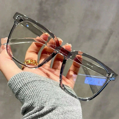 Cross-border new glasses frames for women, Japanese and Korean version of plain makeup rice nail flat light mirrors, men's small face, retro literary glasses frames