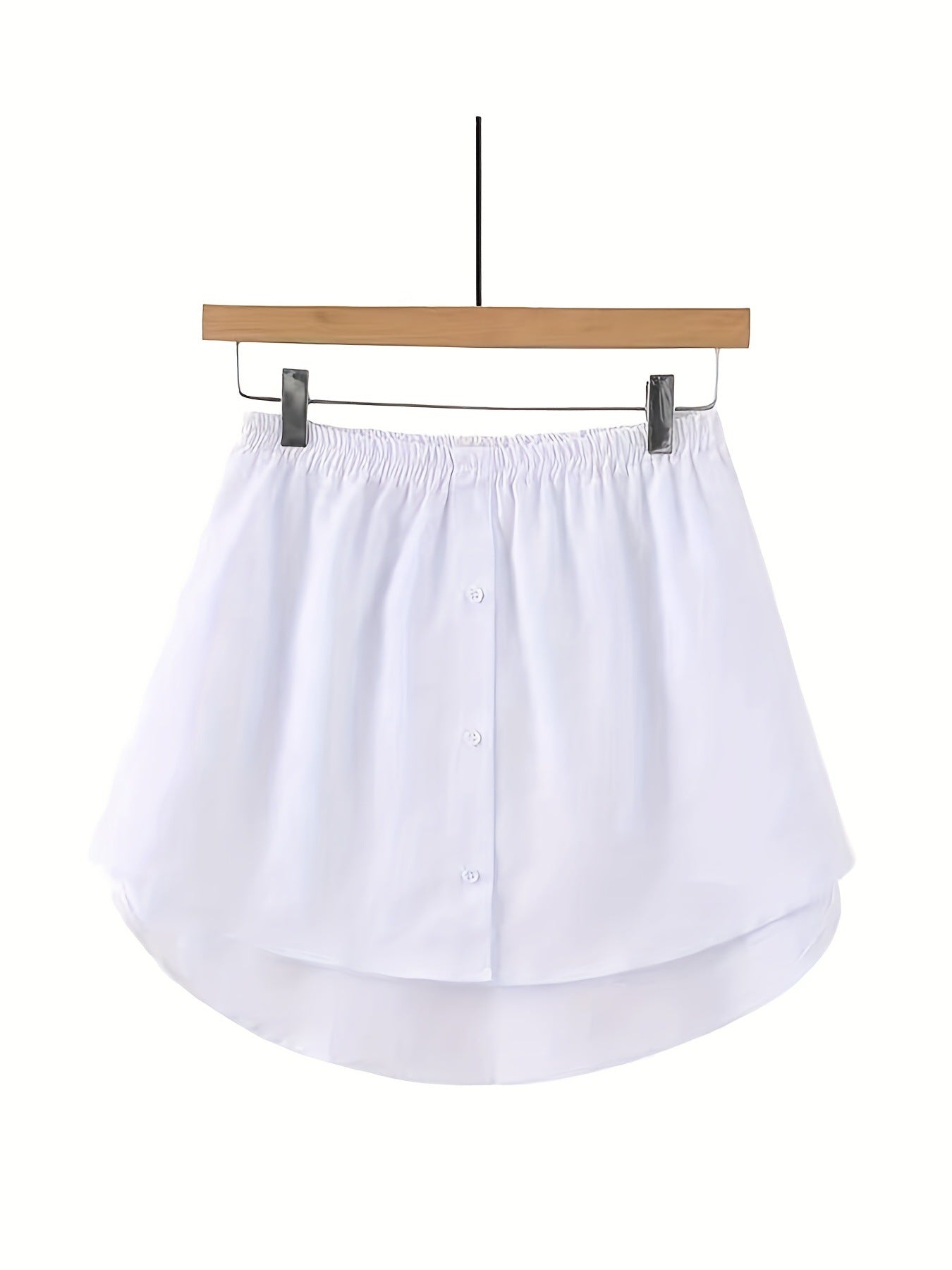 Hip-covering women's sweatshirt, base skirt, spring/autumn/winter shirt hem with a butt curtain layered over a skirt to cover the stomach