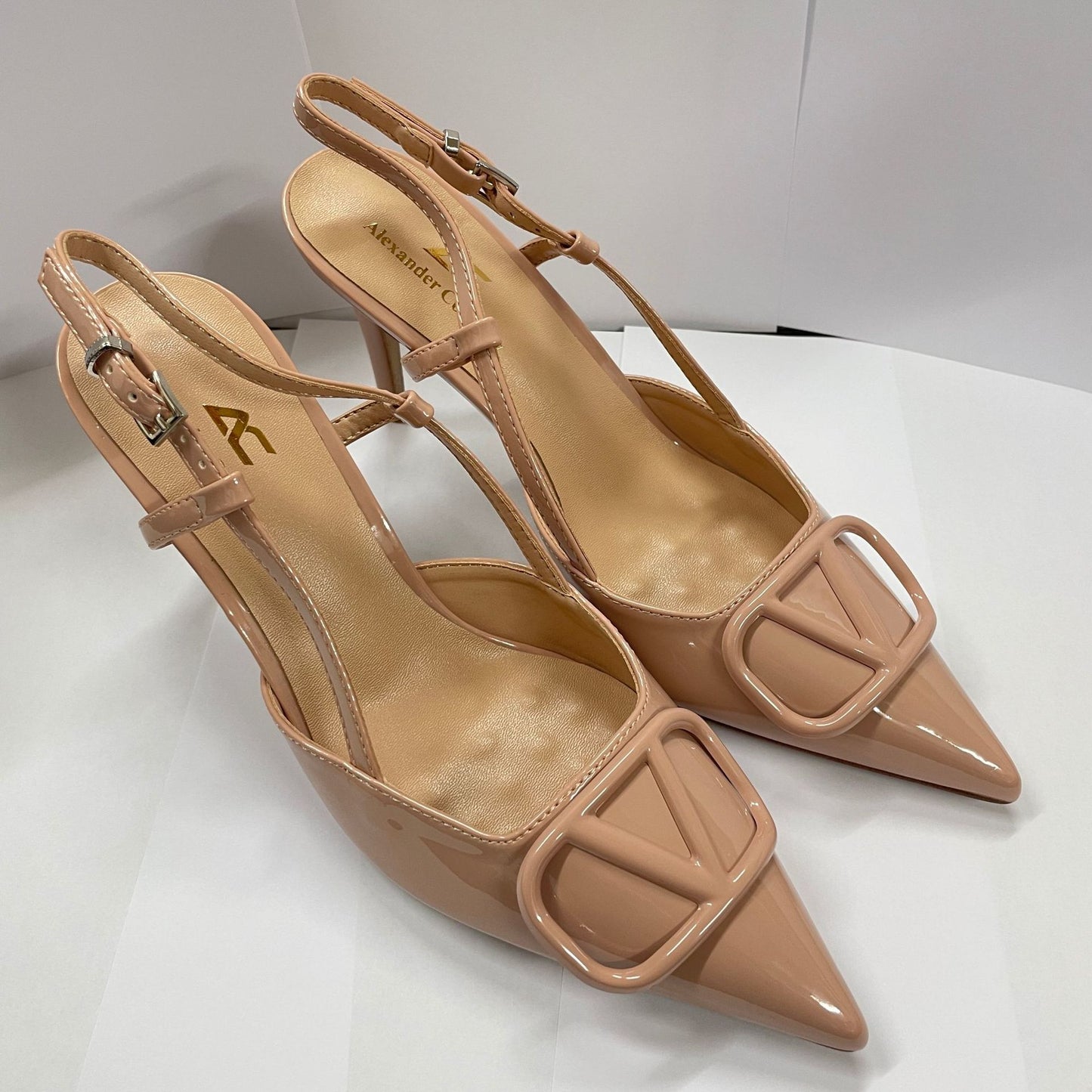 2026 Summer New French Sexy Pointed Toe Stiletto Heel High Heels Patent Leather Women's Sandals Guangdong Huizhou Fashion Boutique