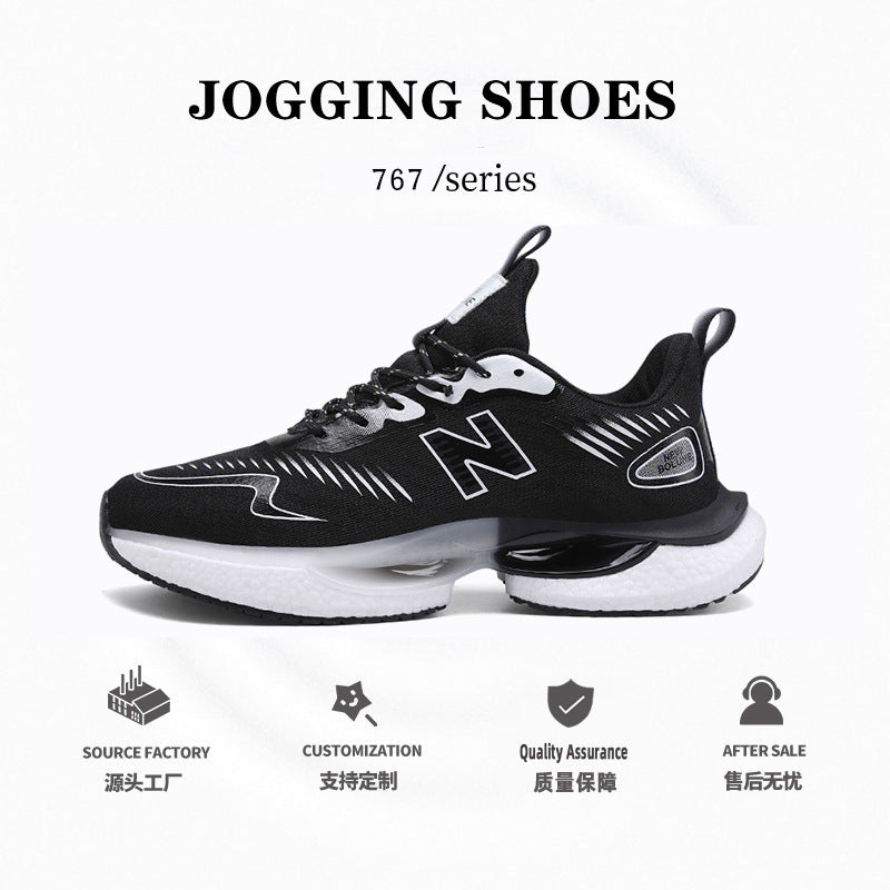 Primavera e outono New Balance Cool Run Teen Running Shoes verão Sapatos Masculinos Malha Respirável Absorção de Choque Leve Junior High School Casual