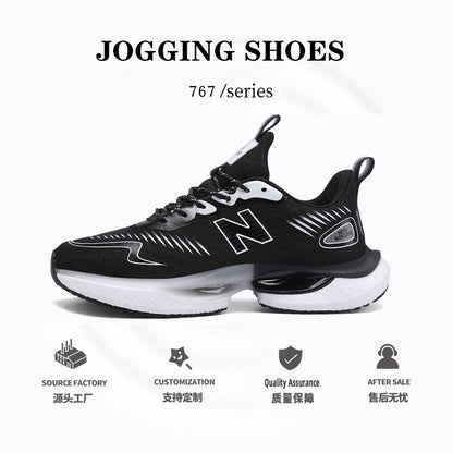 Primavera e outono New Balance Cool Run Teen Running Shoes verão Sapatos Masculinos Malha Respirável Absorção de Choque Leve Junior High School Casual