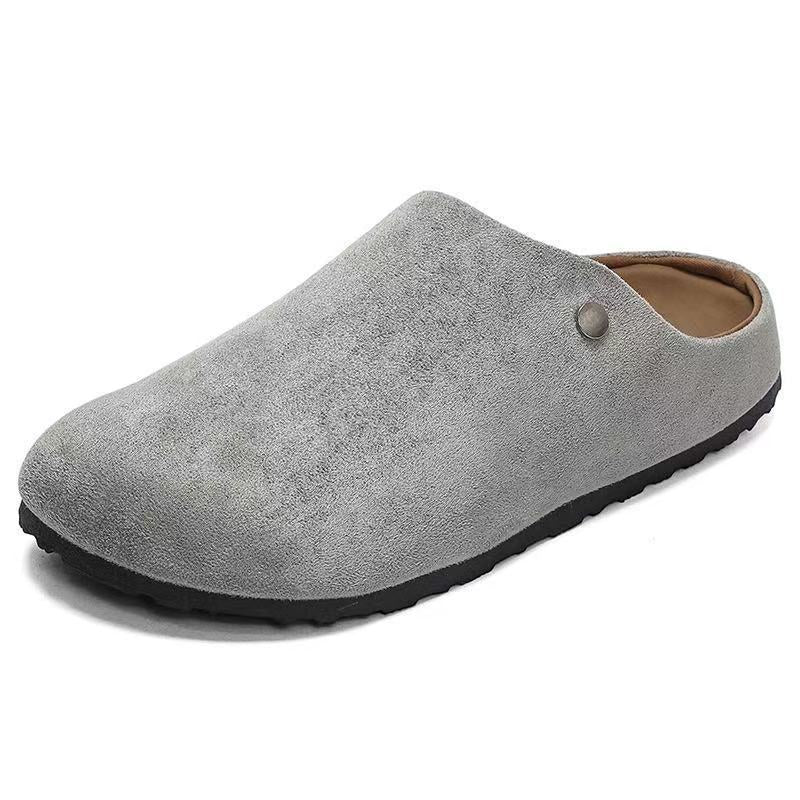 2026 New Men's Soft-Soled Closed-Toe Slippers, Casual Non-Slip Closed-Toe Slippers, Everyday Comfort and Fashion, One-Foot Slip-On Men's Shoes