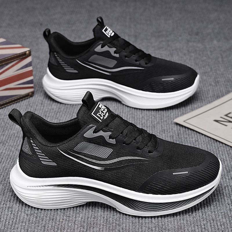 2026 New Men's Shoes, Summer Breathable Mesh Lightweight Sports Running Shoes, Shock-Absorbing Casual Couple's Shoes