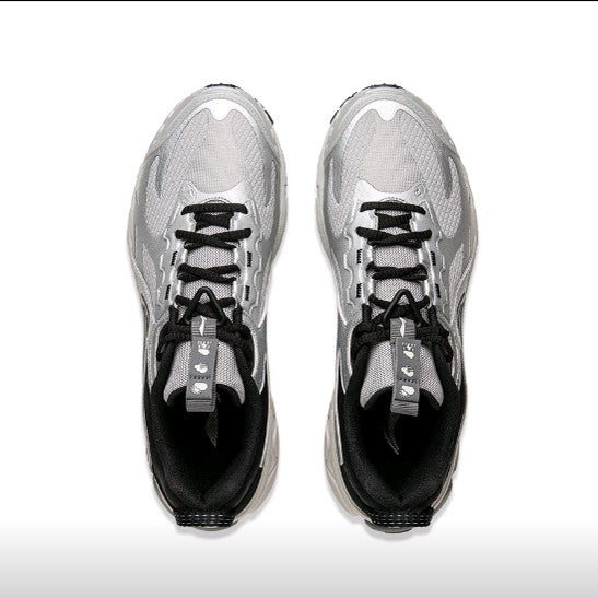 Banzheng Sports LiNing Li Ning Fuyao 2.0 Trail Low-top Running Shoes Silver Gray ARXU011-4