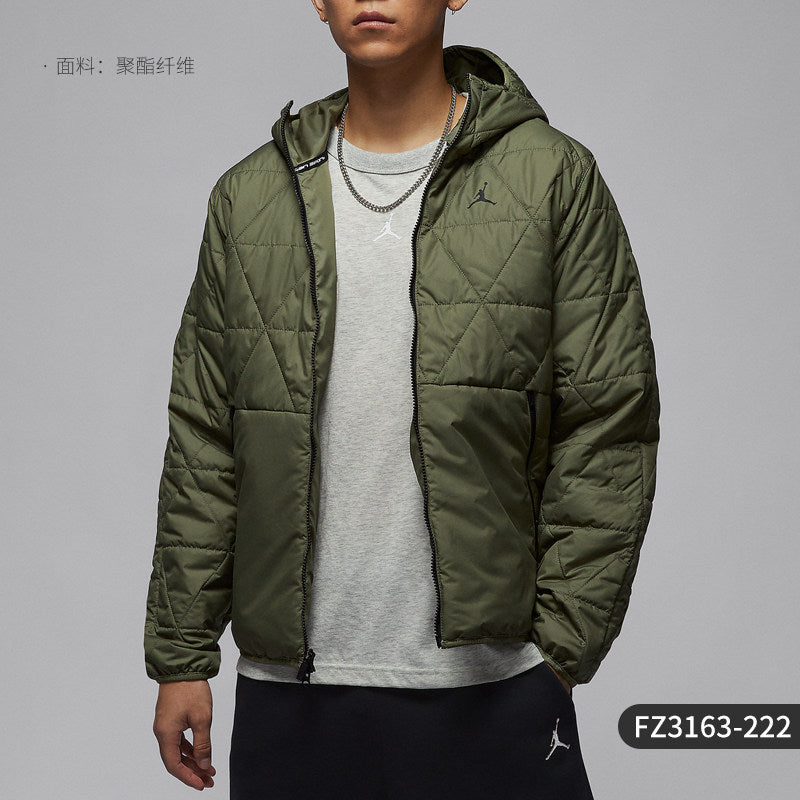 Nike Official Genuine JORDAN Men's Warm Outdoor Water Repellent Jacket Jacket FZ3163-222