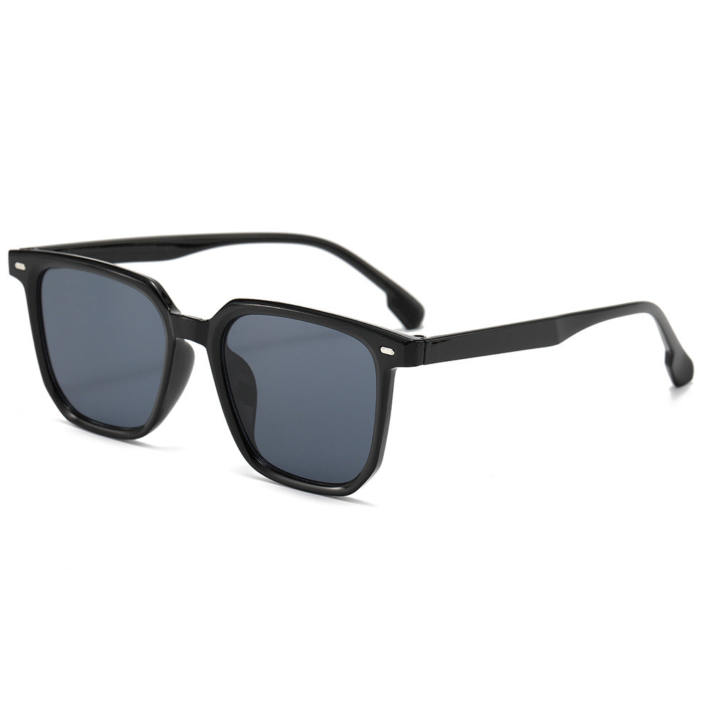 Simple polygonal rice nail sunglasses 2025 new cross-border personality men and women driving beach square sunglasses on behalf of the distribution