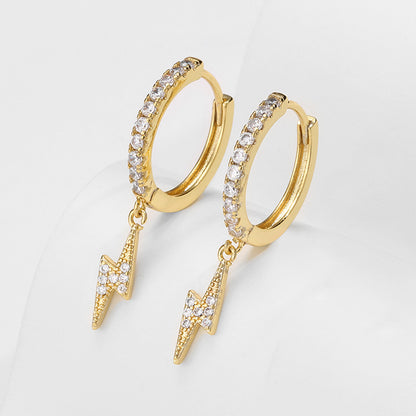 RAKOL designer creative small round hoop earrings for women, European and American fashionable simple geometric earrings, in stock wholesale