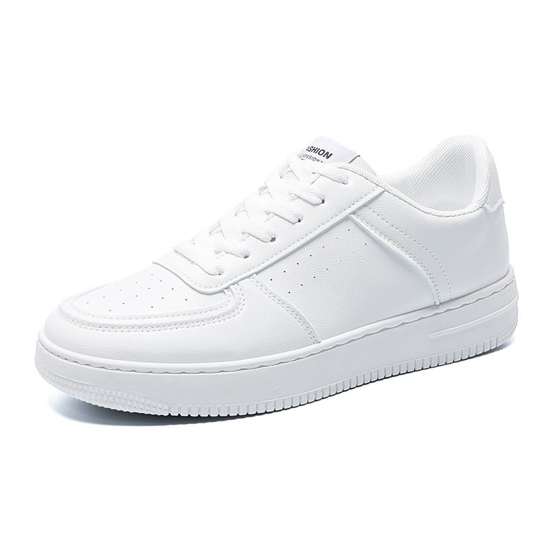 2026 Spring Men's Breathable Shoes, Teen Trendy Versatile White Shoes, Thick-Soled Sports Casual Board Shoes, Trendy Shoes