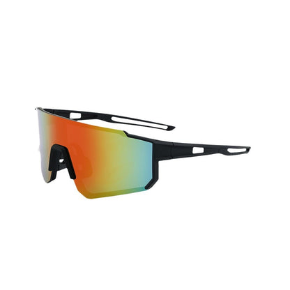Large-frame glasses, cross-border outdoor one-piece cycling sunglasses, mountaineering fashion polarized sunglasses for men and women, UV protection