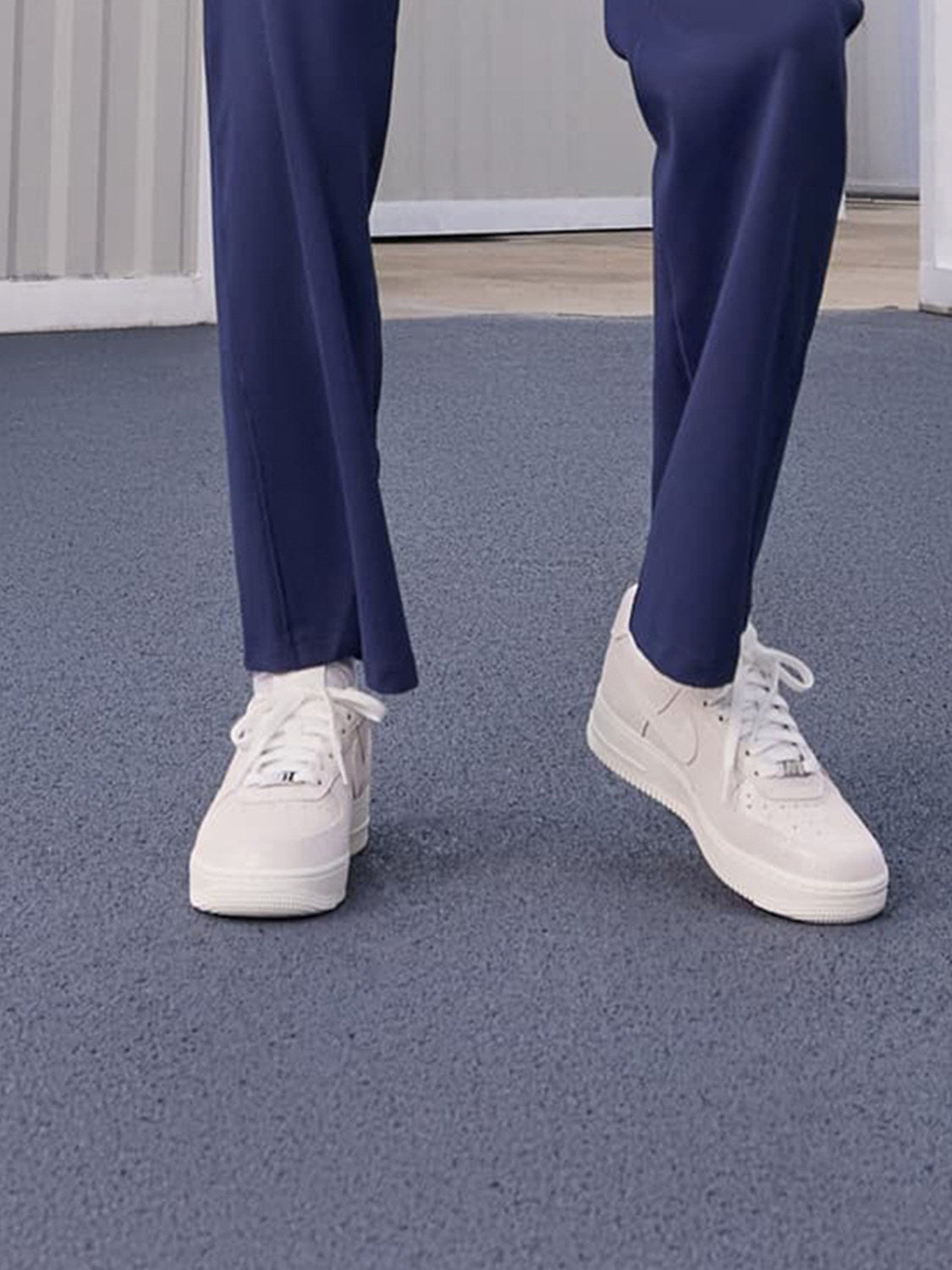 Nike official genuine winter new women's air force one platform simple board shoes HQ3499-100