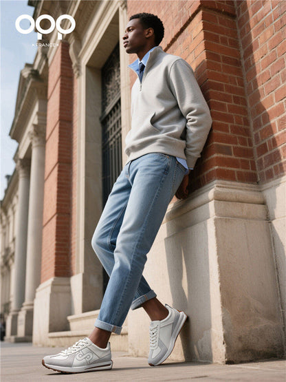 OPP men's shoes spring fashion versatile outdoor hiking travel German training shoes men's casual sports light forrest forrest shoes