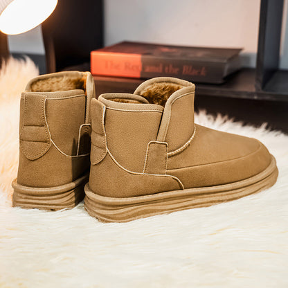 2025 Autumn/Winter Mid-Top Men's Snow Boots, Warm Fashion Boots, Outdoor Casual Men's Shoes, Sports Snow Boots for Men